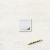 Post-it® Notes de fougères et de fleurs (Sur un bureau)