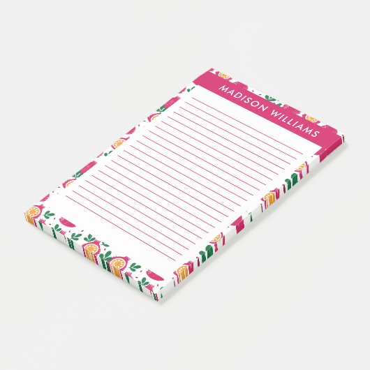 Post-it® Notes de fruit (Incliné)
