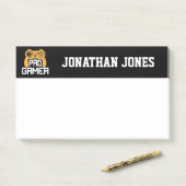 Post-it® Notes de gamer professionnel (Sur un bureau)