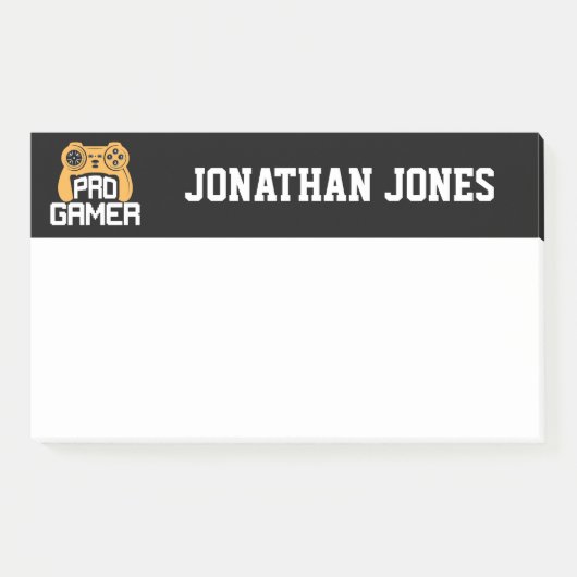 Post-it® Notes de gamer professionnel (Devant)
