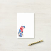 Post-it® Notes de gnome de la fête de l'indépendance (Sur un bureau)