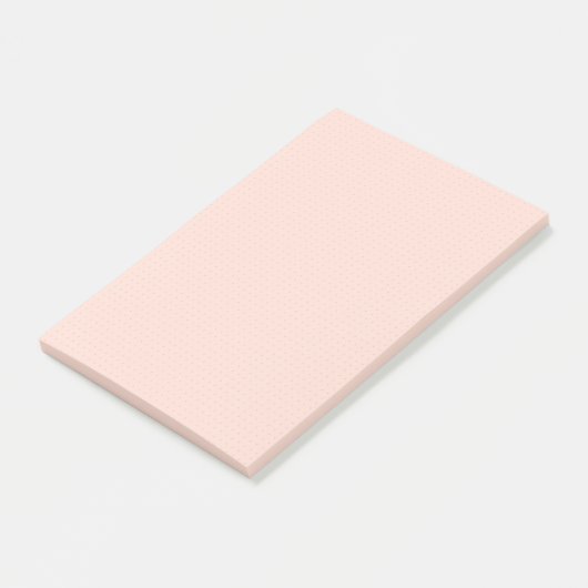 Post-it® Notes de grille de points lumineux rose chaud (Incliné)