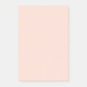 Post-it® Notes de grille de points lumineux rose chaud (Devant)