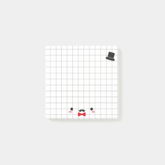 Post-it® Notes de grille Gentleman élégant (Devant)