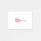 Post-it® Notes de guitare en rouge (Devant)