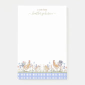 Post-it® Notes de Hearthlight Printemps Douce Gingham de Pr (Devant)