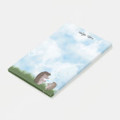 Post-it® Notes de Hérisson et de bulles (Incliné)