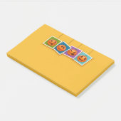 Post-It Notes de Jack-O-Lantern Halloween (Incliné)