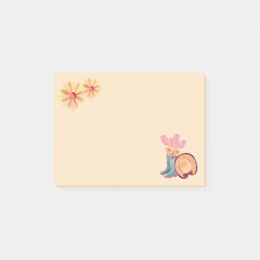 Post-it® Notes de jardinage floral (Devant)