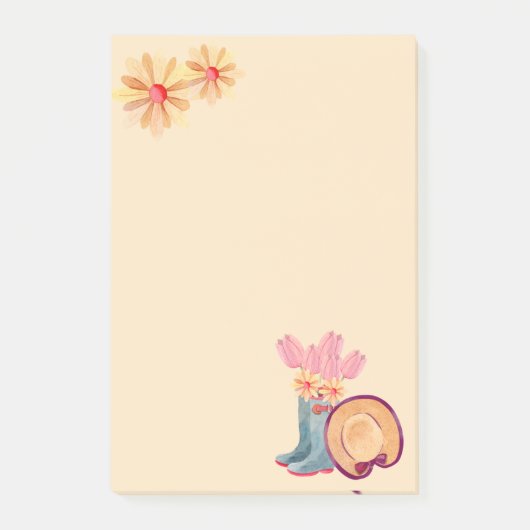 Post-it® Notes de jardinage floral (Devant)