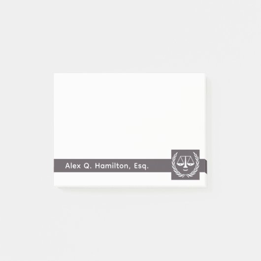 Post-it® Notes de juriste personnalisées (Devant)