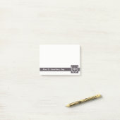 Post-it® Notes de juriste personnalisées (Sur un bureau)