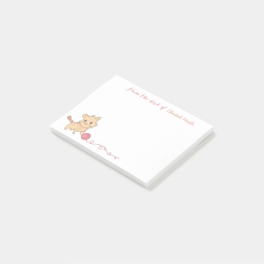 Post-it® Notes de Kitty (Incliné)