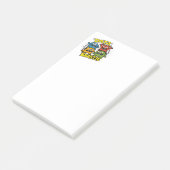 Post-it® Notes de la Bête de données grognon (Incliné)