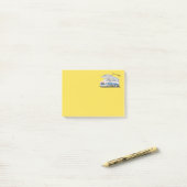 Post-it® Notes de la "classe C" Motorhome (Sur un bureau)