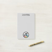 Post-it® Notes de la famille Koala Bear (Sur un bureau)