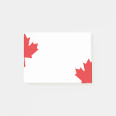 Post-it® notes de la feuille rouge de l'érable canadien (Devant)