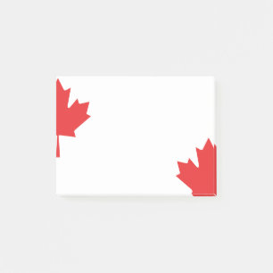 Post-it® notes de la feuille rouge de l'érable canadien