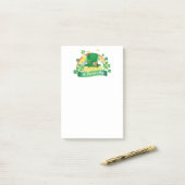 Post-it® Notes de la Saint Patrick (Sur un bureau)