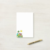 Post-it® Notes de la Saint-Patrick Pingouin (Sur un bureau)