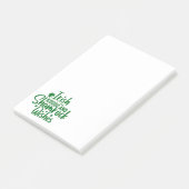 Post-it® Notes de la Saint-Patrick pour la journée (Incliné)