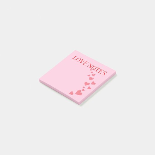 Post-it® Notes de la Saint-Valentin | Notes d'amour Notes (Incliné)