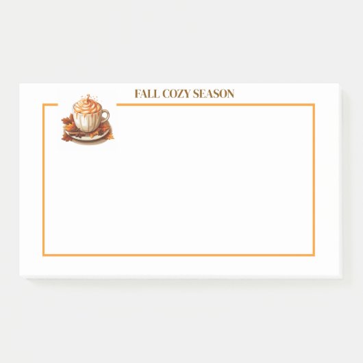 Post-it® Notes de la saison automne confortable (Devant)
