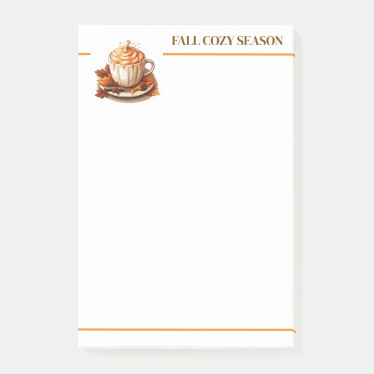 Post-it® Notes de la saison automne confortable (Devant)