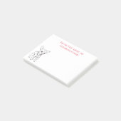 Post-it® Notes de l'Amoureux des chiens chihuahua de mignon (Incliné)