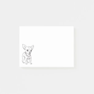 Post-it® Notes de l'Amoureux des chiens chihuahua de mignon