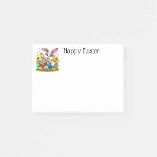 Post-it® Notes de lapin de Pâques (Devant)