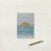 Post-it® Notes de l'aquarelle Sunny Ocean (Sur un bureau)