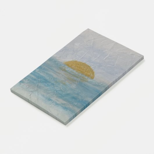 Post-it® Notes de l'aquarelle Sunny Ocean (Incliné)