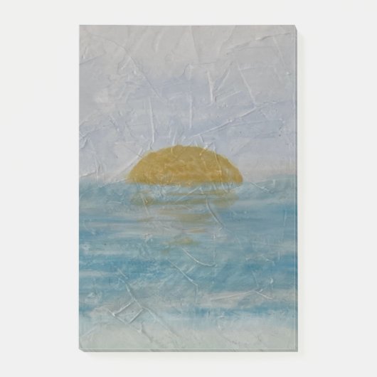 Post-it® Notes de l'aquarelle Sunny Ocean (Devant)