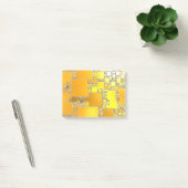 Post-it® Notes de l'article au carré jaune et orange (Bureau)
