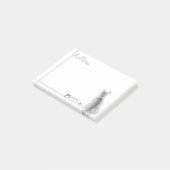 Post-it® Notes de l'article Meow de Cat (Incliné)