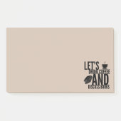 Post-it® Notes de lecture de livres de café (Devant)