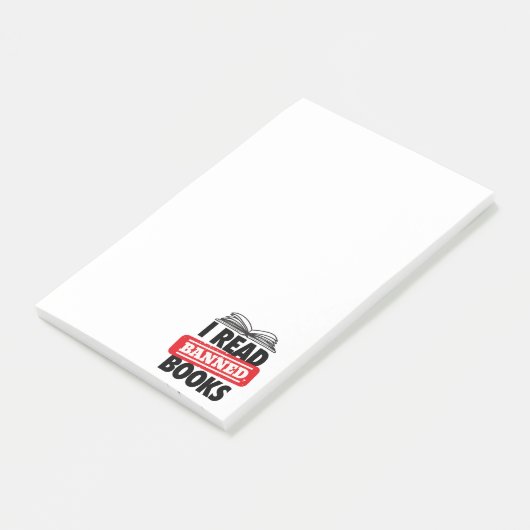Post-it® Notes de lecture de livres interdits (Incliné)