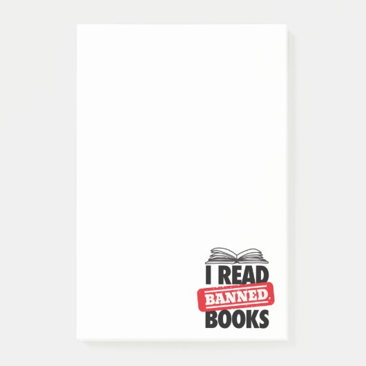 Post-it® Notes de lecture de livres interdits (Devant)