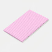Post-it® Notes de l'Élégant billet rose de lin (Incliné)