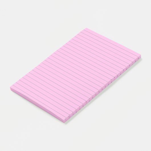 Post-it® Notes de l'Élégant billet rose de lin (Incliné)