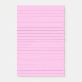 Post-it® Notes de l'Élégant billet rose de lin (Devant)
