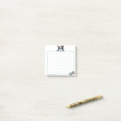 Post-it® Notes de l'émission Sleeping Boston Terrier (Sur un bureau)