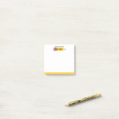 Post-it® Notes de l'enseignant - Crayon personnalisé (Sur un bureau)