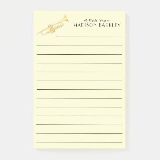 Post-it® Notes de l'enseignant de groupe de musicien de tro (Devant)