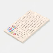 Post-it® Notes de l'enseignant de l'aquarelle Coeurs gouver (Incliné)