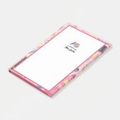 Post-it® Notes de l'enseignant personnel assez rose (Incliné)