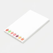 Post-it® Notes de l'enseignant pour le monogramme initial d (Incliné)