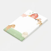 Post-it® Notes de l'étiquette d'aquarelle Barnyard pour les (Incliné)