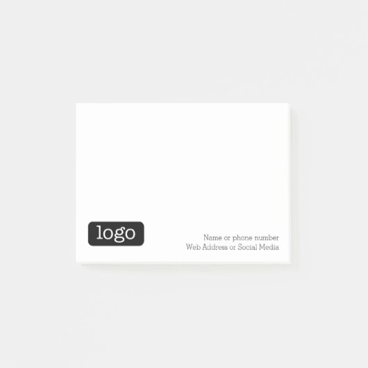 Post-it® Notes de logo Office ou Business de base (Devant)